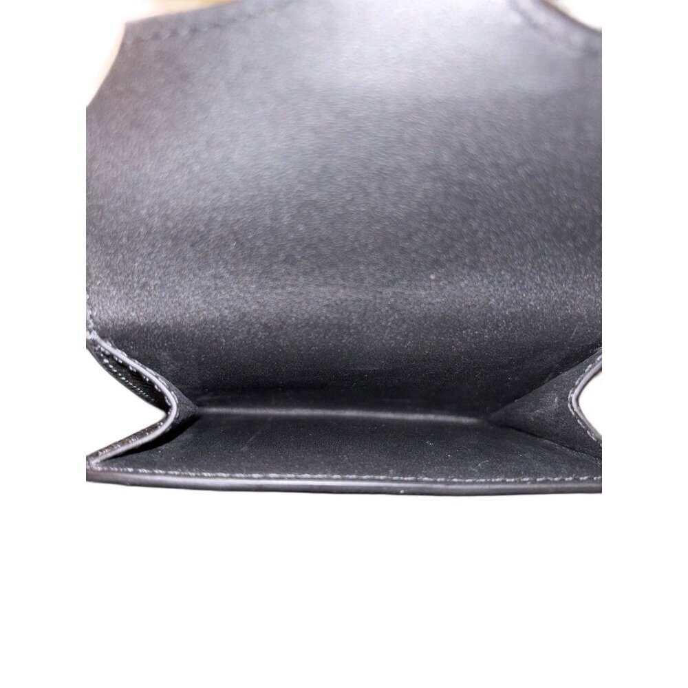 Coach Khaki Black‎ Wallet in Signature Canvas C7805 Bifold Classic Compact - Picture 5 of 7